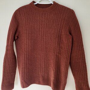 Wool crewneck sweater